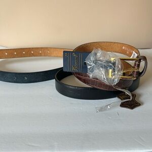 Black and Brown Belts men’s size 38